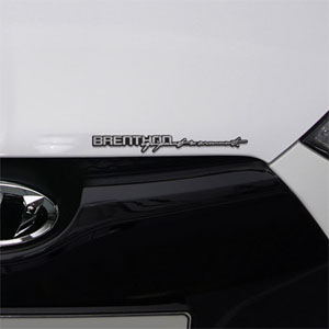 [ Veloster auto parts ] Brenthon silm emblem Made in Korea